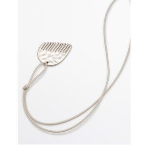Massimo Dutti Silver Comb Necklace - Impossible to Find!